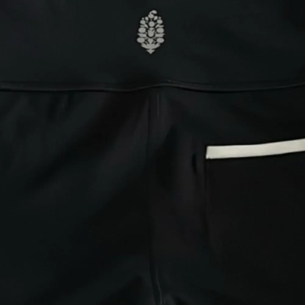 NWOT Free People Island Shorts Ultra High Rise Cheeky Black Pocket Compression